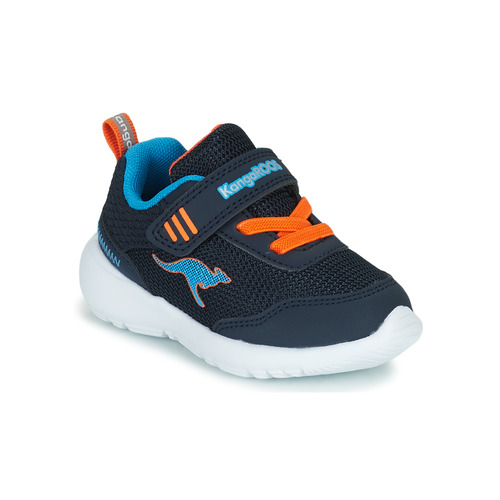 Schuhe Jungen Sneaker Low Kangaroos KY-Lilo EV Marineblau / Orange