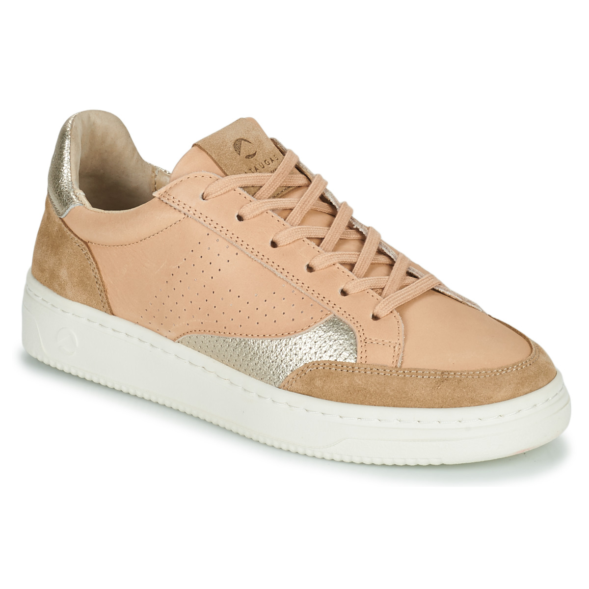 Schuhe Damen Sneaker Low Pataugas BASALT Beige / Golden