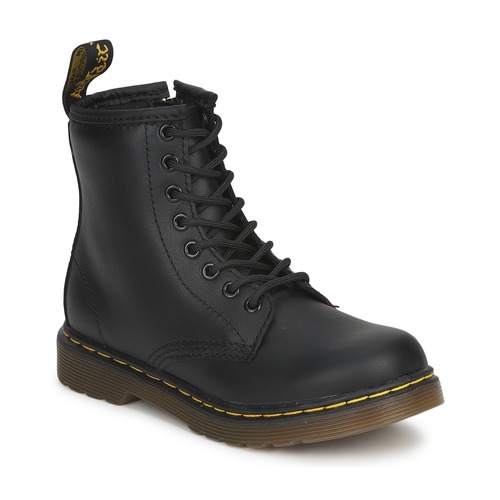 Schuhe Kinder Boots Dr. Martens 1460 JR BLACK SOFTY T Schwarz