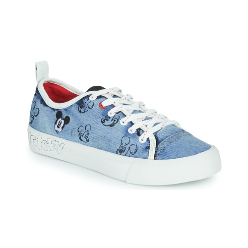 Schuhe Damen Sneaker Low Desigual ALPHA MICKEY DENIM Blau