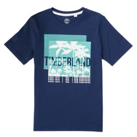 Kleidung Jungen T-Shirts Timberland HOVROW Marineblau