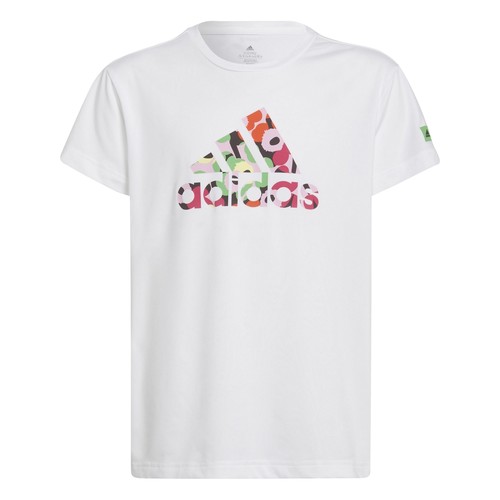 Kleidung Mädchen T-Shirts Adidas Sportswear ELOISHA Weiß