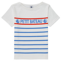 Vêtements Garçon T-shirts manches courtes Petit Bateau BLEU 