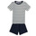 Kleidung Jungen Pyjamas/ Nachthemden Petit Bateau TREW Bunt