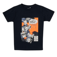 Kleidung Jungen T-Shirts Name it NKMMARVEL Marineblau