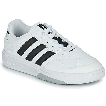 Schuhe Kinder Sneaker Low adidas Originals COURT REFIT J Weiß