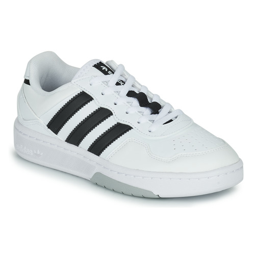 Schuhe Kinder Sneaker Low adidas Originals COURT REFIT J Weiß