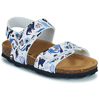 Schuhe Jungen Sandalen / Sandaletten Citrouille et Compagnie BELLI JOE Blau / Dinosauriern