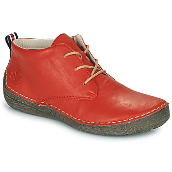 Schuhe Damen Boots Rieker 52522-33 Rot