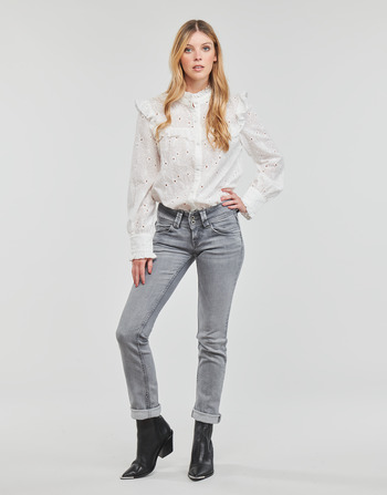 Kleidung Damen Straight Leg Jeans Pepe jeans VENUS Grau / Vr0