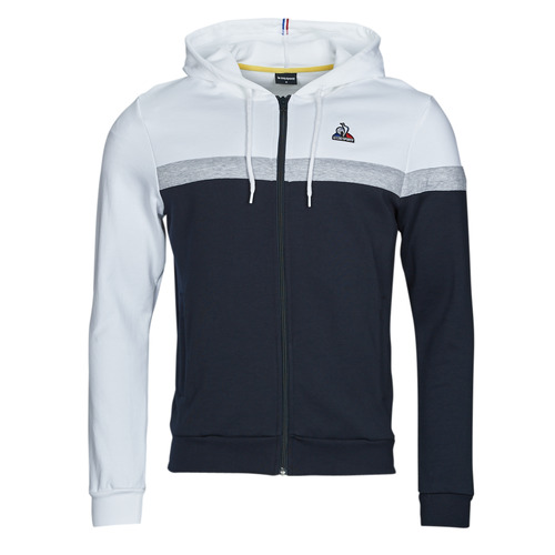 Kleidung Herren Trainingsjacken Le Coq Sportif SAISON 2 FZ N1 Marineblau / Weiß