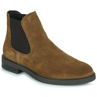 Schuhe Herren Boots Selected SLHBLAKE SUEDE CHELSEA BOOT Kognac