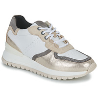 Schuhe Damen Sneaker Low Geox D DESYA A Weiß / Beige