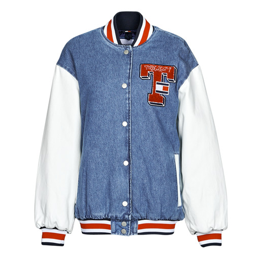 Kleidung Damen Jacken Tommy Jeans DENIM LETTERMAN JACKET DF7018 Bunt