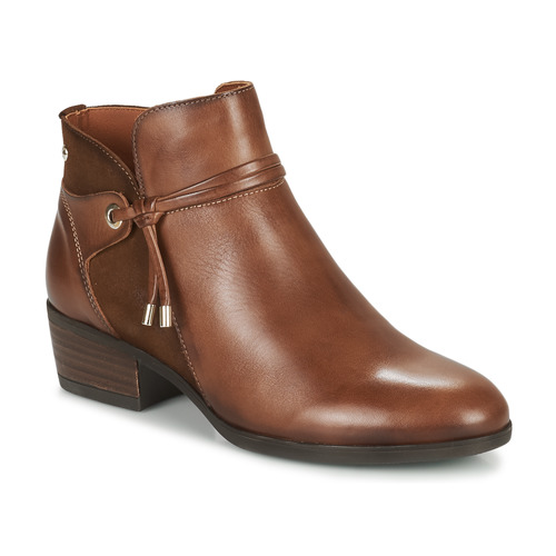 Schuhe Damen Low Boots Pikolinos DAROCA Braun,