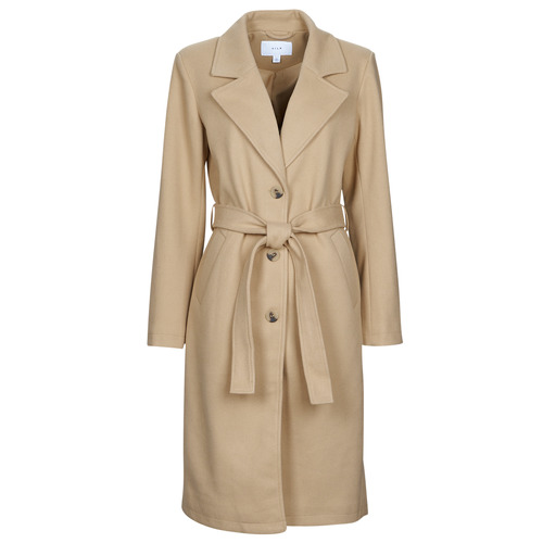 Abbigliamento Donna Cappotti Vila VIPOKO LONG BELT COAT 