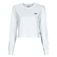 Kleidung Damen Langarmshirts Vans JUNIOR V LS CROP Weiß