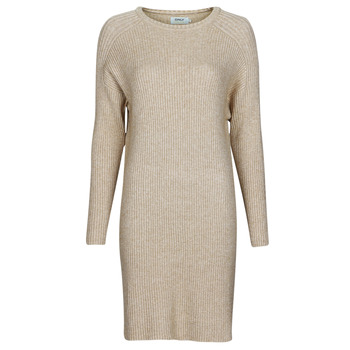 Kleidung Damen Kurze Kleider Only ONLFIA KATIA L/S DRESS CC KNT Beige