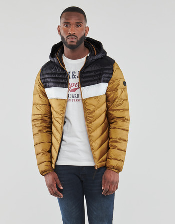 Kleidung Herren Daunenjacken Jack & Jones JJEHERO PUFFER HOOD Kognac