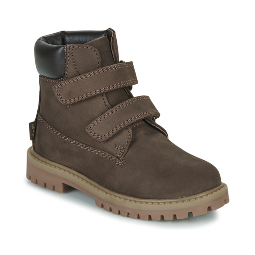 Schuhe Jungen Boots Citrouille et Compagnie PAXA Braun,