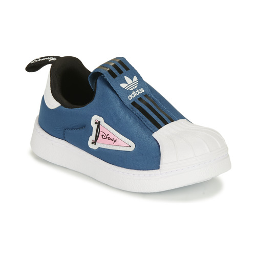 Schuhe Kinder Sneaker Low adidas Originals SUPERSTAR 360 X I Blau / Grau