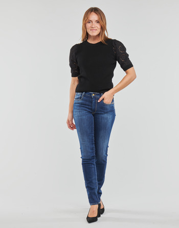 Kleidung Damen Straight Leg Jeans Le Temps des Cerises PULP HIGH CASAL Blau