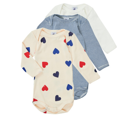 Kleidung Kinder Pyjamas/ Nachthemden Petit Bateau LOT 3 BODY Bunt