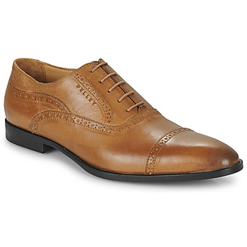 Schuhe Herren Richelieu Pellet ALEX Kognac