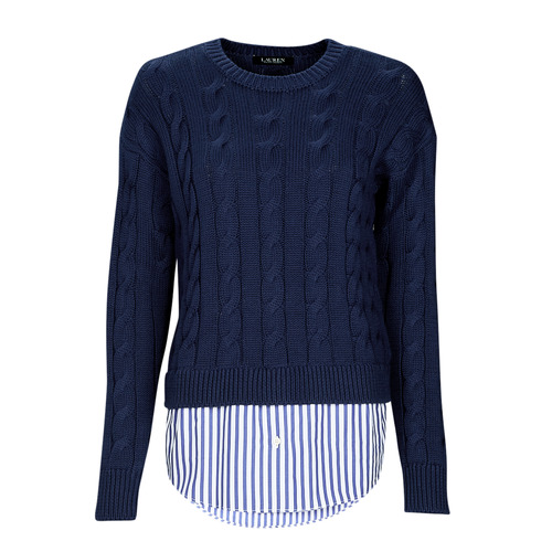 Kleidung Damen Pullover Lauren Ralph Lauren VALIZA Marineblau