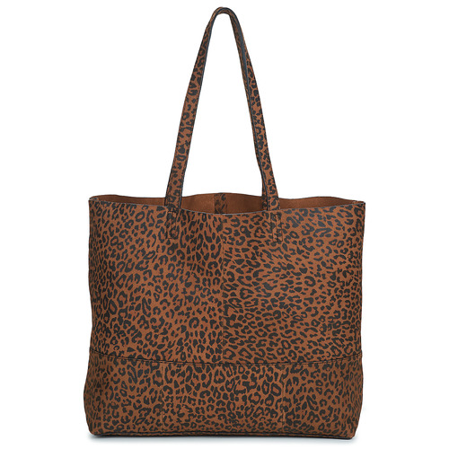 Taschen Damen Shopper / Einkaufstasche Pieces PCALEX FOILED SUEDE SHOPPER FC Braun,