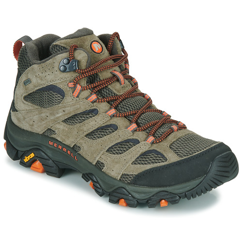 Schuhe Herren Wanderschuhe Merrell MOAB 3 MID GTX Beige