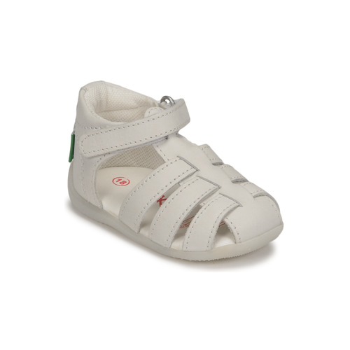 Schuhe Kinder Sandalen / Sandaletten Kickers BIGFLO-2 Weiß