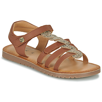 Schuhe Mädchen Sandalen / Sandaletten Kickers BRAHMIA Kamel