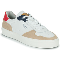 Schuhe Herren Sneaker Low Pepe jeans YOGI STREET 3.0 Braun, / Weiß