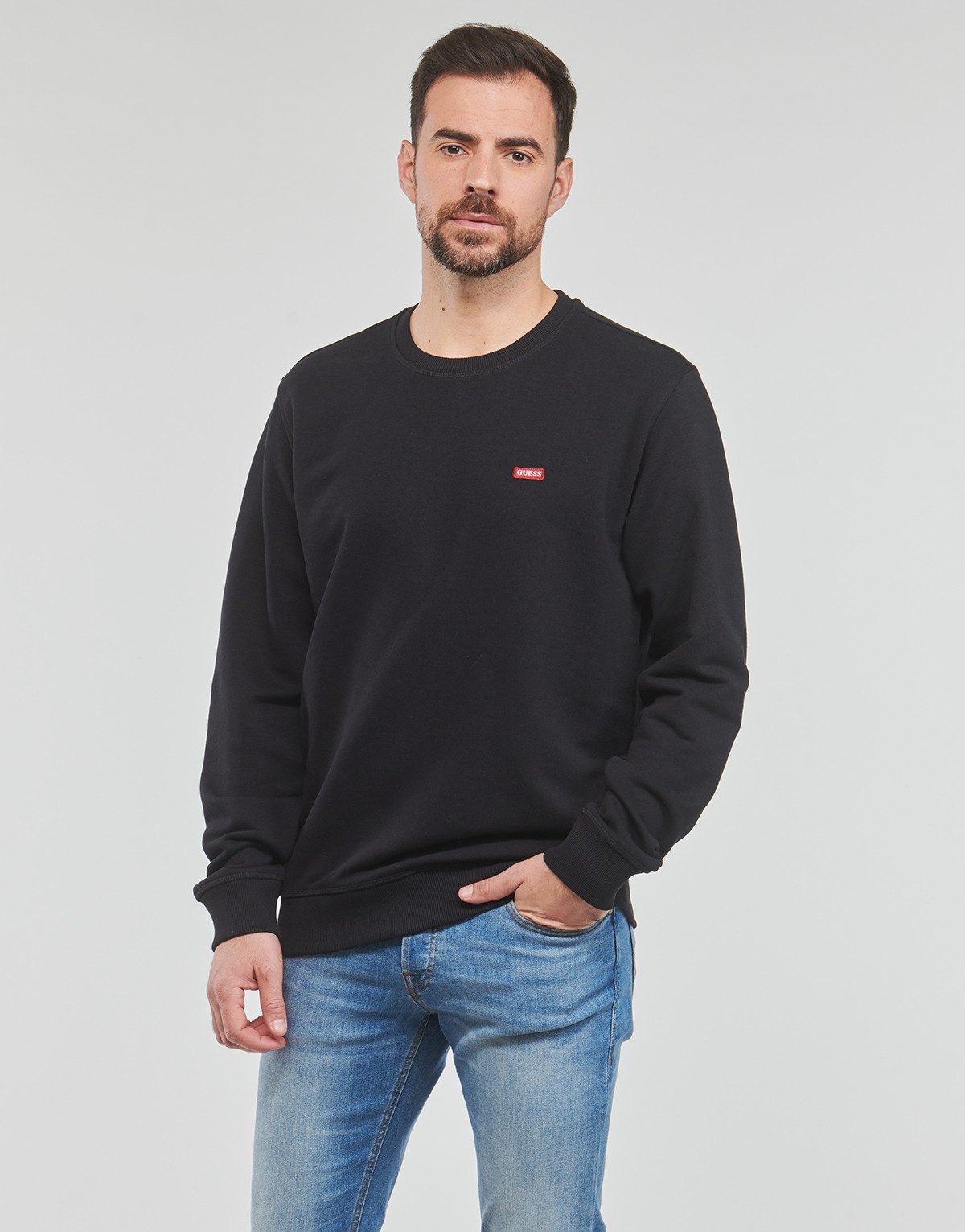 Vêtements Homme Sweats Guess LOGO PATCH CN SWEATSHIRT 