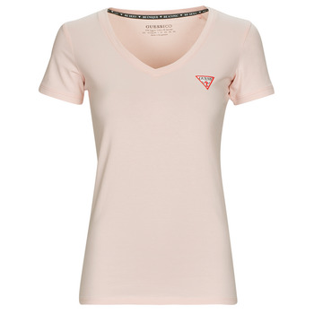 Kleidung Damen T-Shirts Guess SS VN MINI TRIANGLE TEE  