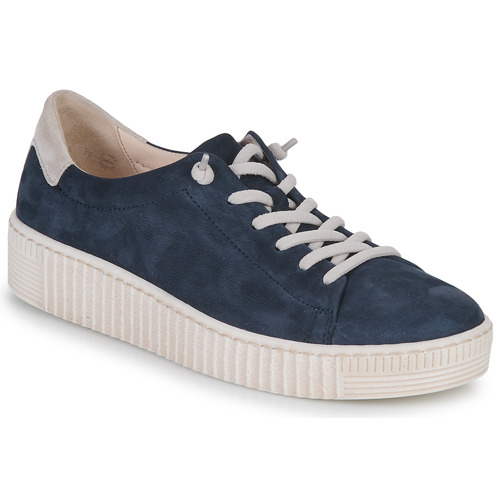 Schuhe Damen Sneaker Low Gabor 2333116 Marineblau / Weiß