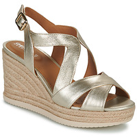 Schuhe Damen Sandalen / Sandaletten Geox D PONZA Golden