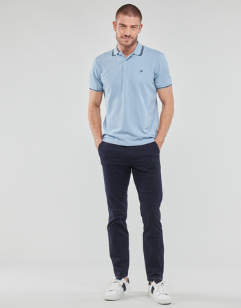 Kleidung Herren Chinohosen Selected SLHSLIM-NEW MILES 175 FLEX CHINO Marineblau