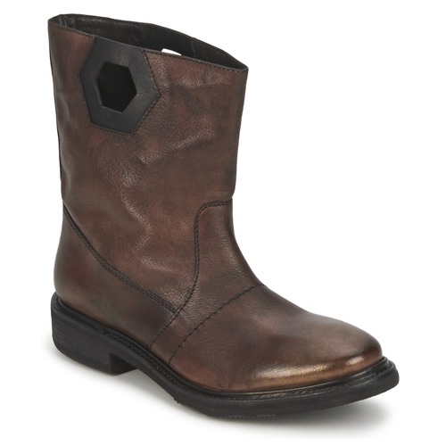 Schuhe Damen Boots Bikkembergs TEXANINO 12 Braun,