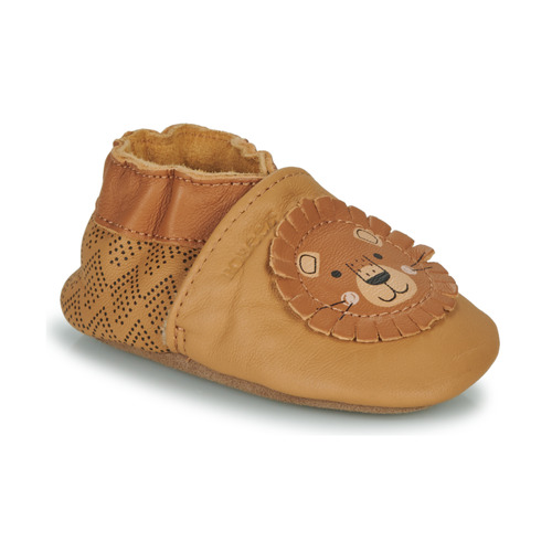 Schuhe Kinder Hausschuhe Robeez GROOAR Kamel