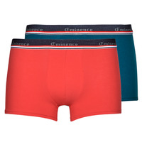 Unterwäsche Herren Boxer Eminence BOXERS PACK X2 Blau / Rot