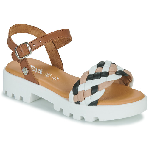 Schuhe Mädchen Sandalen / Sandaletten Citrouille et Compagnie NASAKO Kamel / Bunt