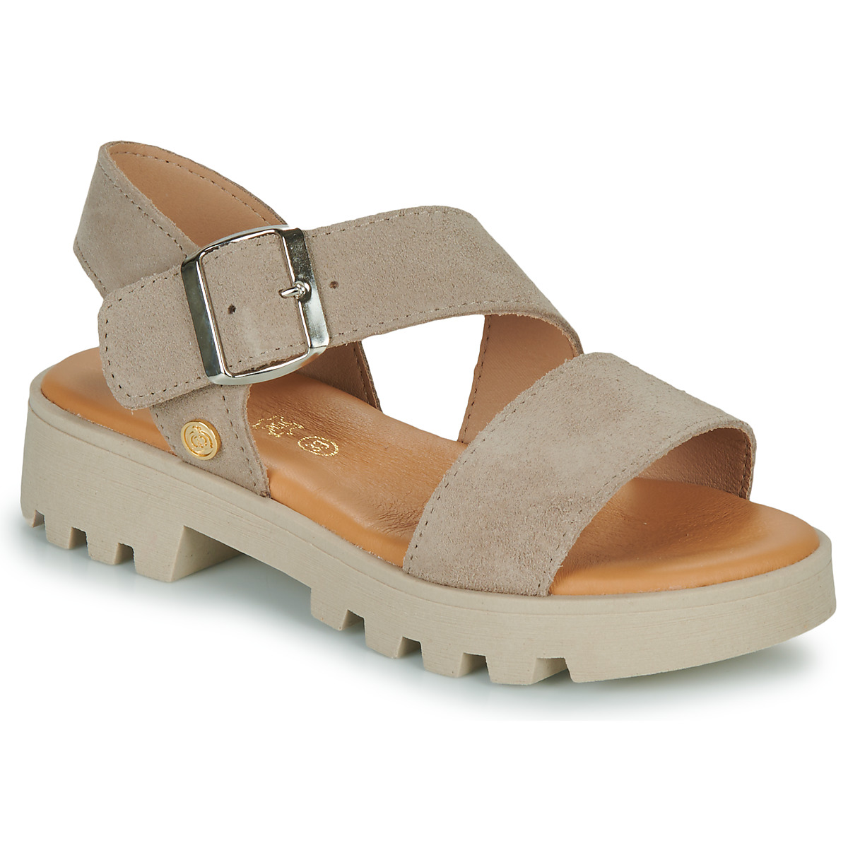 Schuhe Mädchen Sandalen / Sandaletten Citrouille et Compagnie PIPOTI Maulwurf