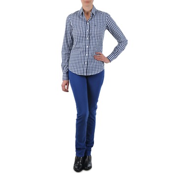 Kleidung Damen Straight Leg Jeans Gant N.Y. KATE COLORFUL TWILL PANT Blau