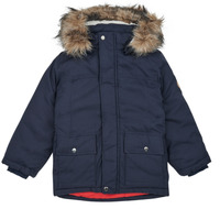 Kleidung Jungen Parkas Name it NKMMARLIN PARKA JACKET PB SOUTH Marineblau