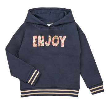 Kleidung Mädchen Sweatshirts Name it NKFLONNA LS SWE WH BRU PS Marineblau