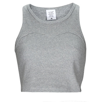 Kleidung Damen Tops Adidas Sportswear LNG RIB TANK Grau