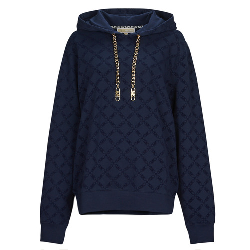 Kleidung Damen Sweatshirts MICHAEL Michael Kors EMPIRE UNISEX HOODIE Marineblau