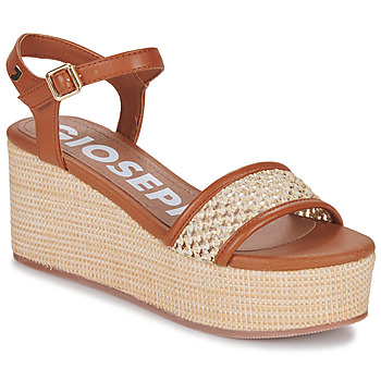 Schuhe Damen Sandalen / Sandaletten Gioseppo ASQUINS Beige / Kognac